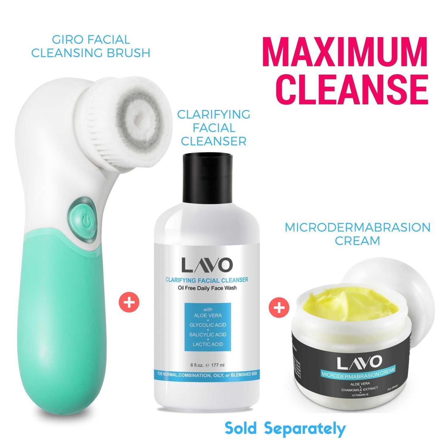 LAVO Giro Facial Cleansing Brush